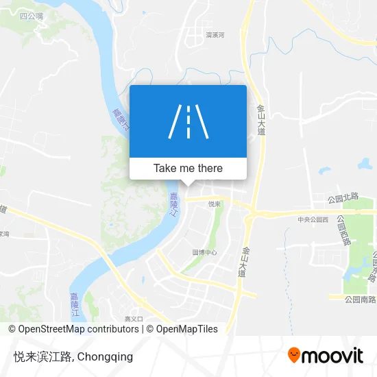 悦来滨江路 map