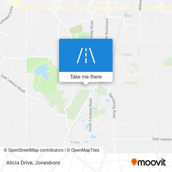Mapa de Alicia Drive