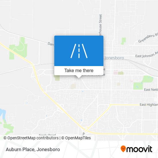 Auburn Place map