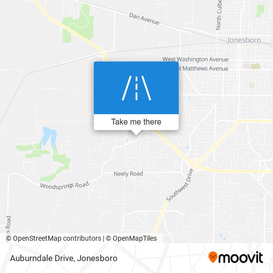 Mapa de Auburndale Drive