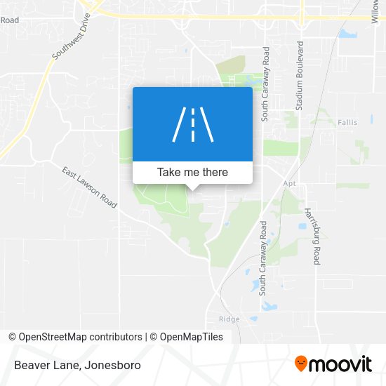 Mapa de Beaver Lane