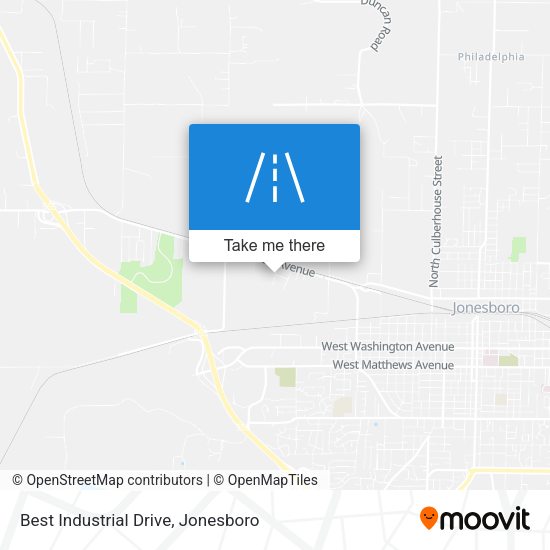 Best Industrial Drive map