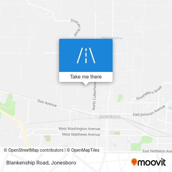 Blankenship Road map