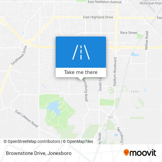Brownstone Drive map