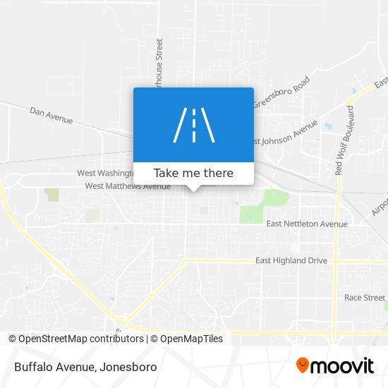 Buffalo Avenue map