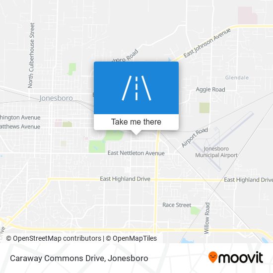 Caraway Commons Drive map
