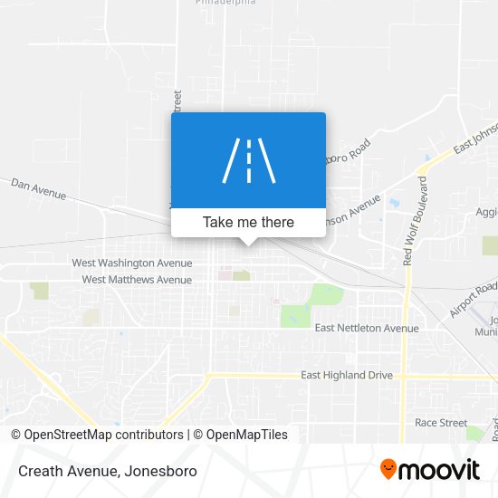 Mapa de Creath Avenue