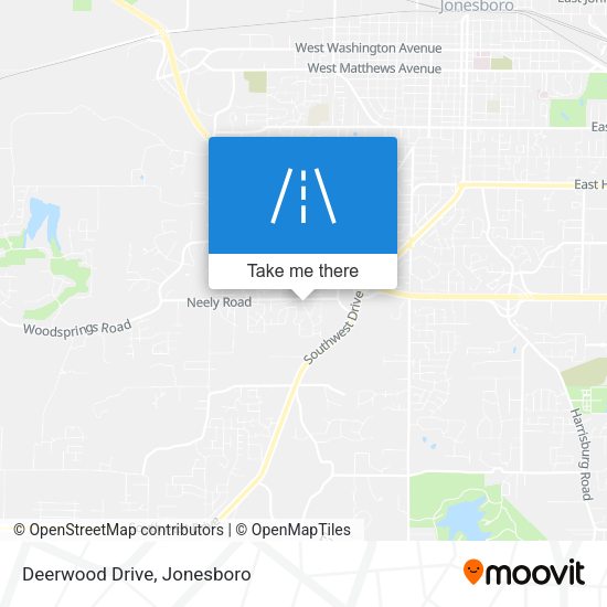 Deerwood Drive map