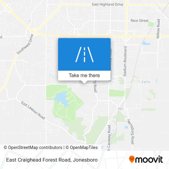 Mapa de East Craighead Forest Road