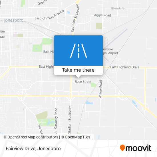 Fairview Drive map