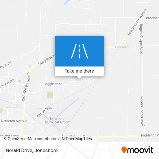 Mapa de Gerald Drive