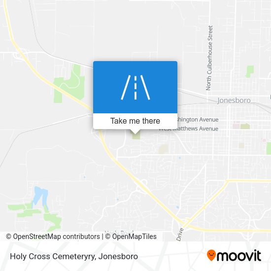 Holy Cross Cemeteryry map