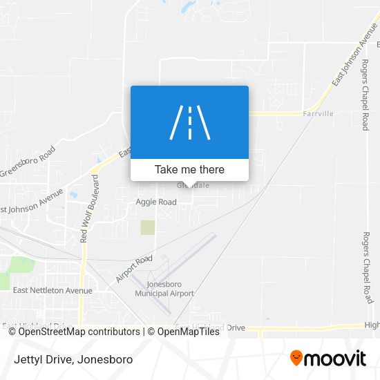 Mapa de Jettyl Drive