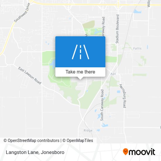 Mapa de Langston Lane