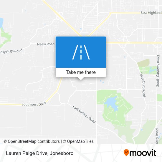 Mapa de Lauren Paige Drive