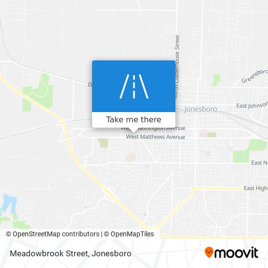 Meadowbrook Street map
