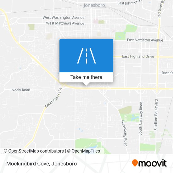 Mockingbird Cove map
