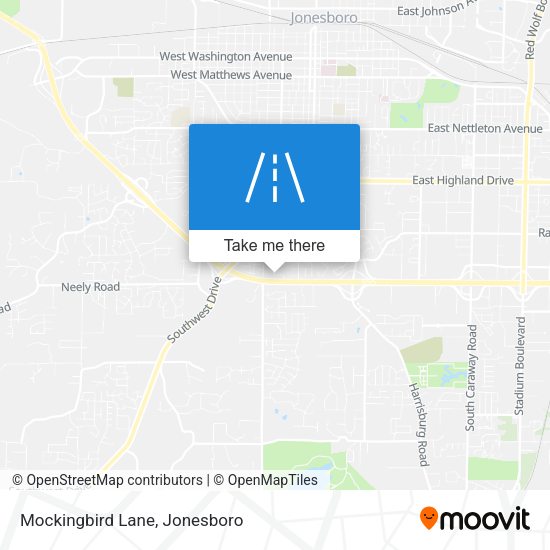 Mockingbird Lane map