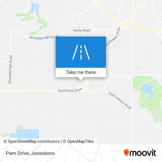Mapa de Pam Drive
