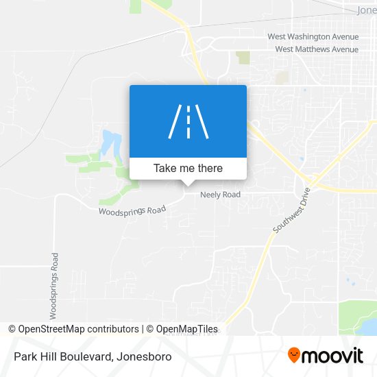 Mapa de Park Hill Boulevard
