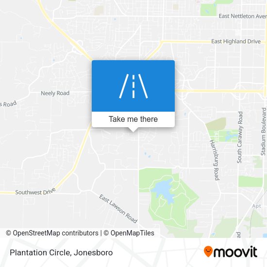 Plantation Circle map