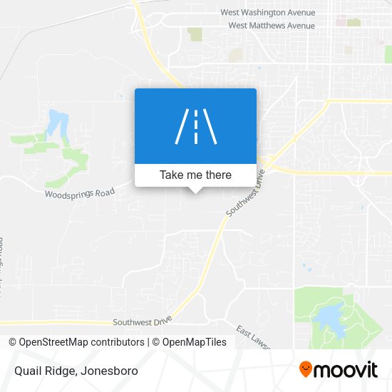 Mapa de Quail Ridge