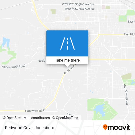 Mapa de Redwood Cove