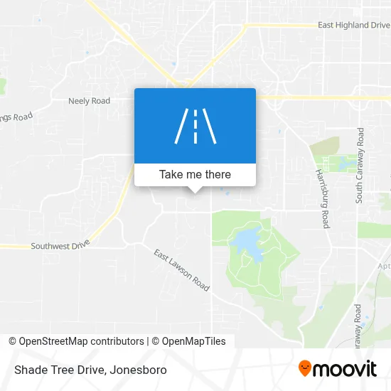 Shade Tree Drive map