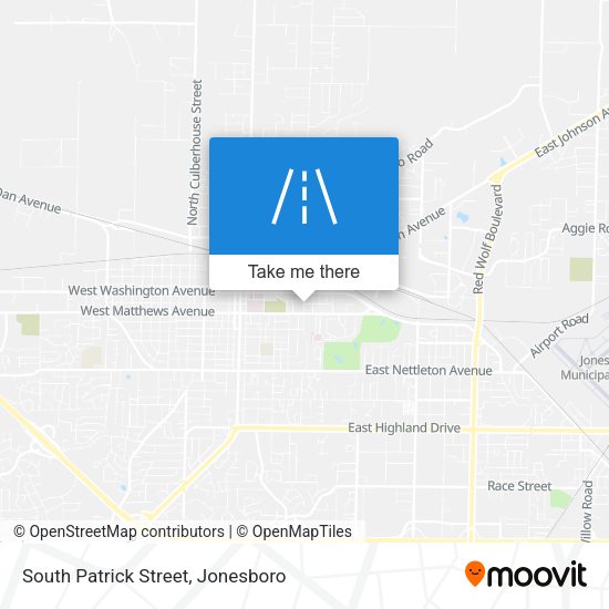South Patrick Street map