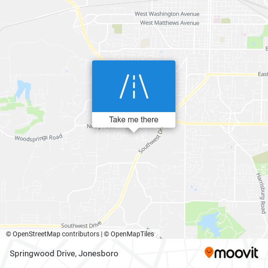 Springwood Drive map