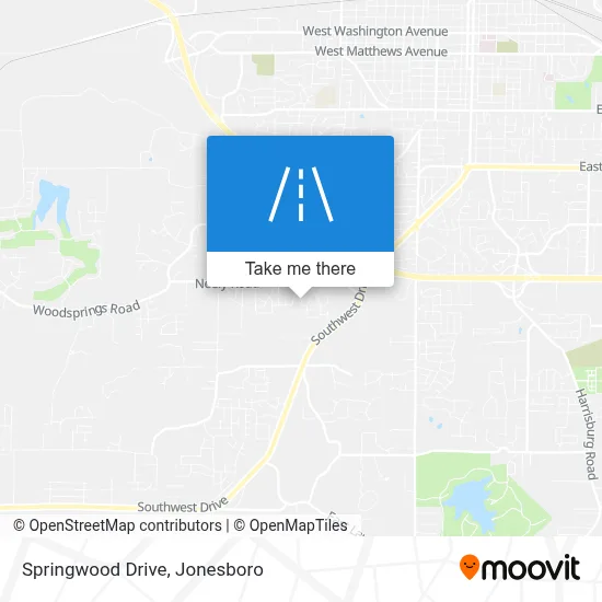 Springwood Drive map