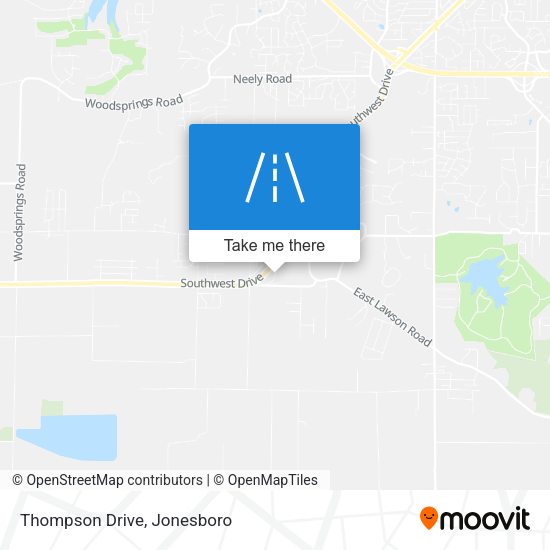 Thompson Drive map