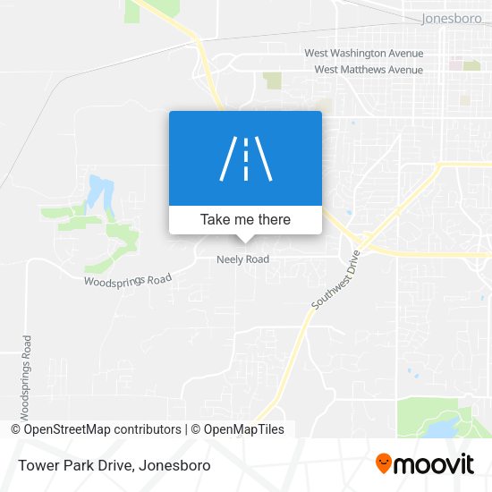 Mapa de Tower Park Drive