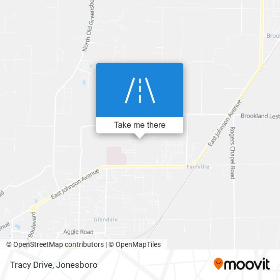 Tracy Drive map
