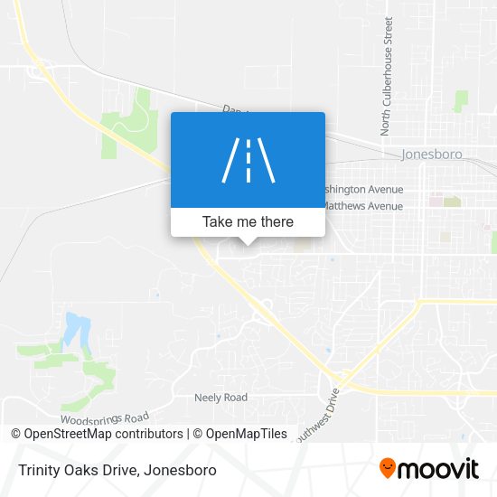 Mapa de Trinity Oaks Drive