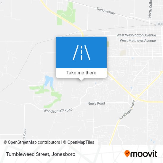 Mapa de Tumbleweed Street