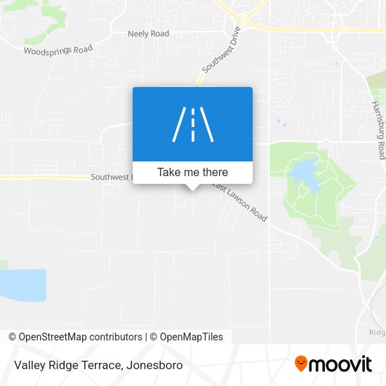 Valley Ridge Terrace map