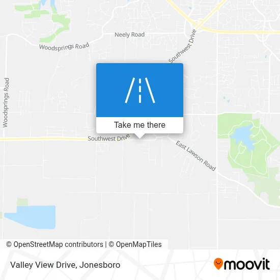 Valley View Drive map