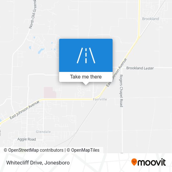 Whitecliff Drive map