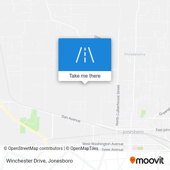 Mapa de Winchester Drive