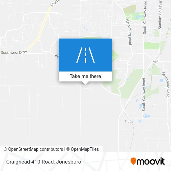 Craighead 410 Road map