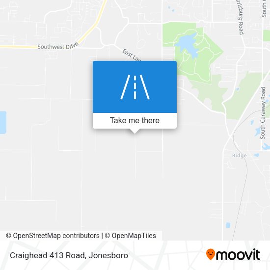 Mapa de Craighead 413 Road