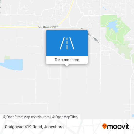 Craighead 419 Road map
