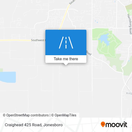 Mapa de Craighead 425 Road