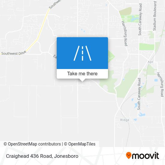 Mapa de Craighead 436 Road