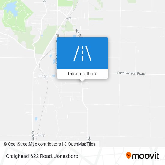 Craighead 622 Road map