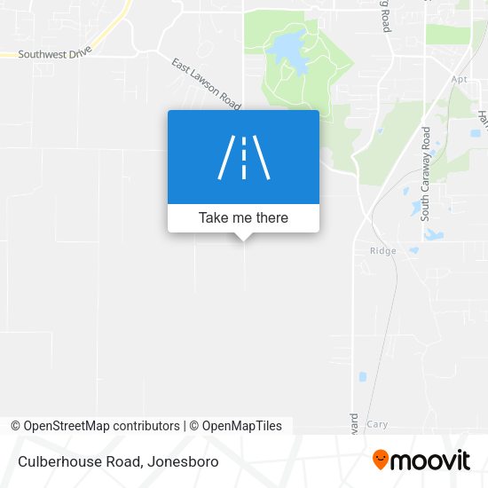 Culberhouse Road map