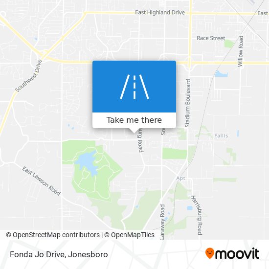 Fonda Jo Drive map