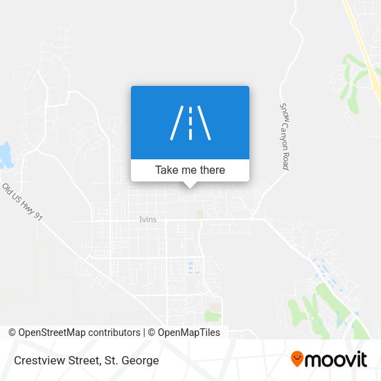 Crestview Street map