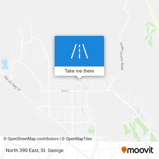 Mapa de North 390 East